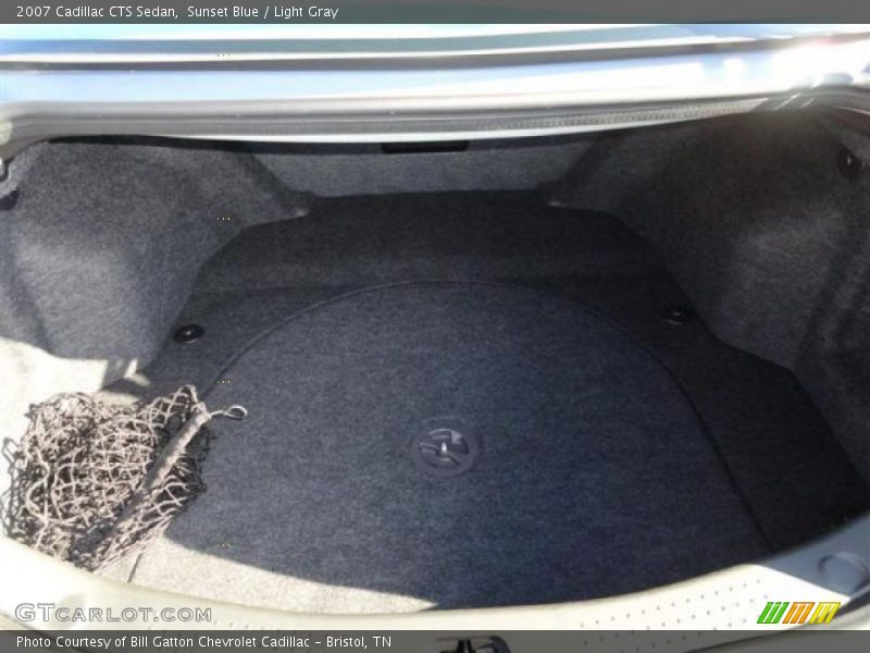 Sunset Blue / Light Gray 2007 Cadillac CTS Sedan