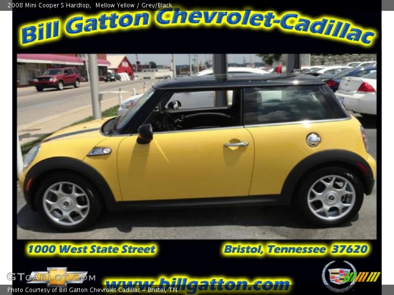 Mellow Yellow / Grey/Black 2008 Mini Cooper S Hardtop