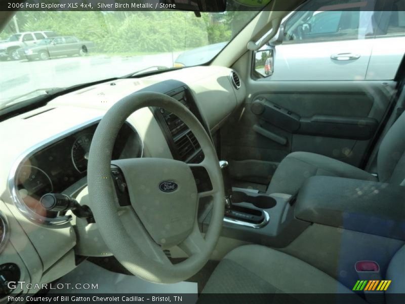 Silver Birch Metallic / Stone 2006 Ford Explorer XLS 4x4