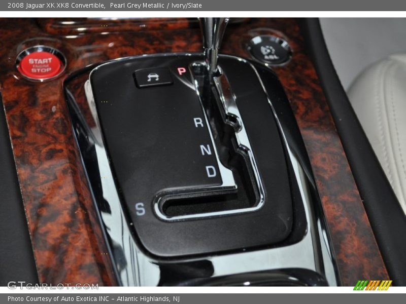 Pearl Grey Metallic / Ivory/Slate 2008 Jaguar XK XK8 Convertible
