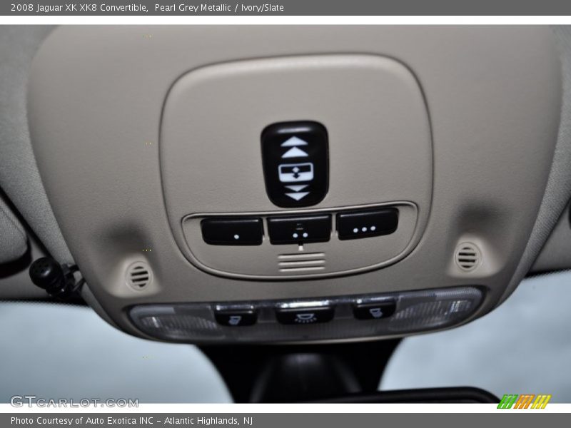 Pearl Grey Metallic / Ivory/Slate 2008 Jaguar XK XK8 Convertible