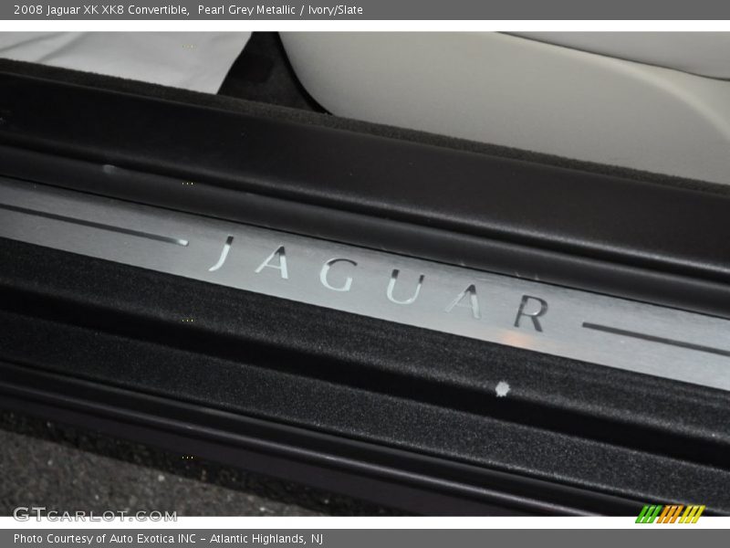 Pearl Grey Metallic / Ivory/Slate 2008 Jaguar XK XK8 Convertible