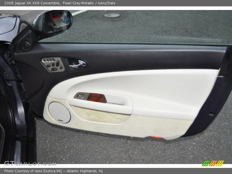 Pearl Grey Metallic / Ivory/Slate 2008 Jaguar XK XK8 Convertible