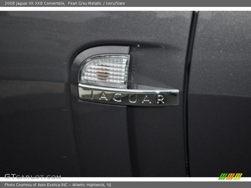 Pearl Grey Metallic / Ivory/Slate 2008 Jaguar XK XK8 Convertible