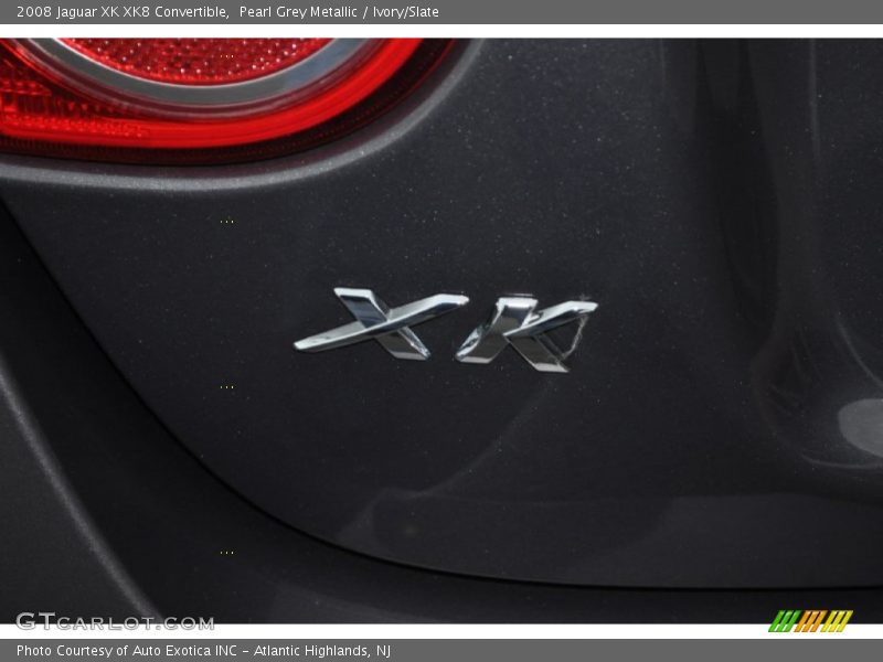 Pearl Grey Metallic / Ivory/Slate 2008 Jaguar XK XK8 Convertible