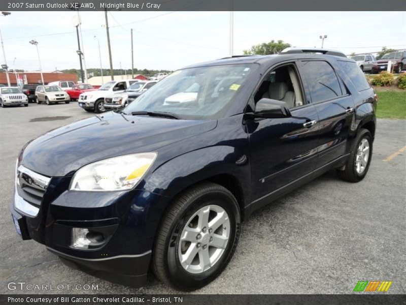 Midnight Blue / Gray 2007 Saturn Outlook XE AWD