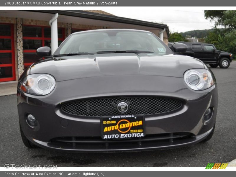 Pearl Grey Metallic / Ivory/Slate 2008 Jaguar XK XK8 Convertible