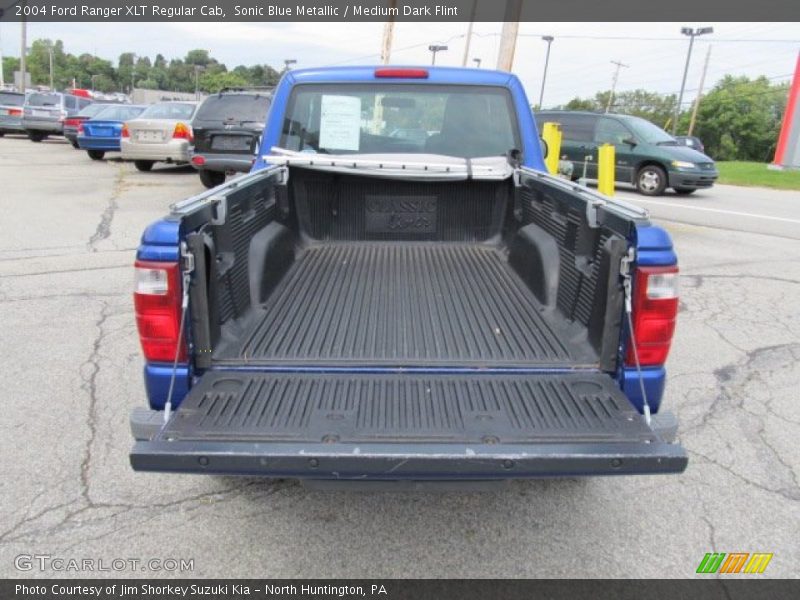 Sonic Blue Metallic / Medium Dark Flint 2004 Ford Ranger XLT Regular Cab