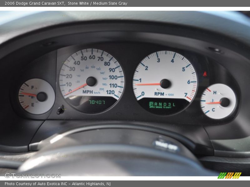 Stone White / Medium Slate Gray 2006 Dodge Grand Caravan SXT