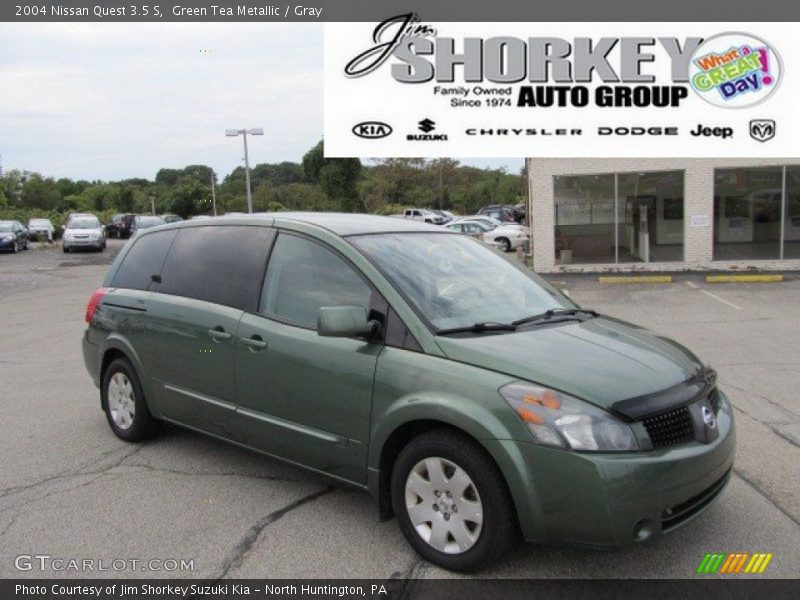 Green Tea Metallic / Gray 2004 Nissan Quest 3.5 S