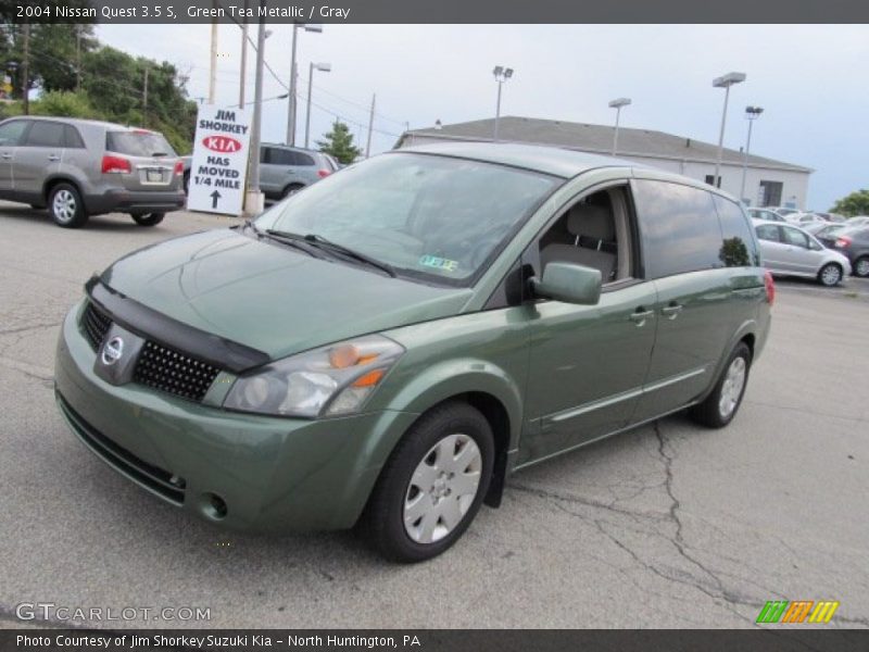 Green Tea Metallic / Gray 2004 Nissan Quest 3.5 S