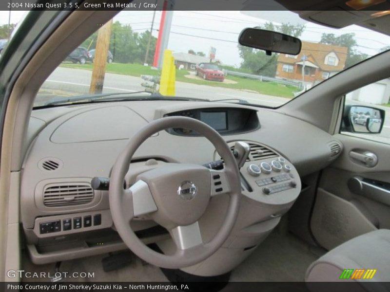 Green Tea Metallic / Gray 2004 Nissan Quest 3.5 S