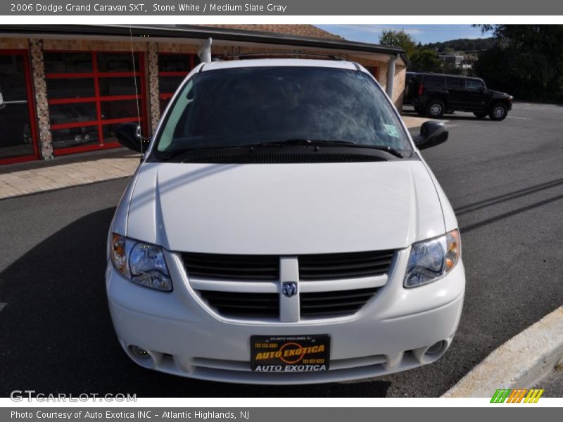 Stone White / Medium Slate Gray 2006 Dodge Grand Caravan SXT
