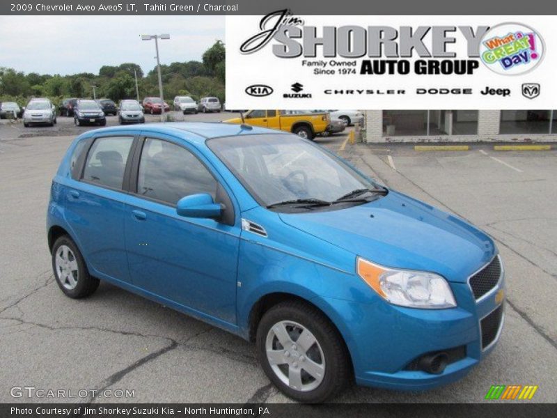 Tahiti Green / Charcoal 2009 Chevrolet Aveo Aveo5 LT