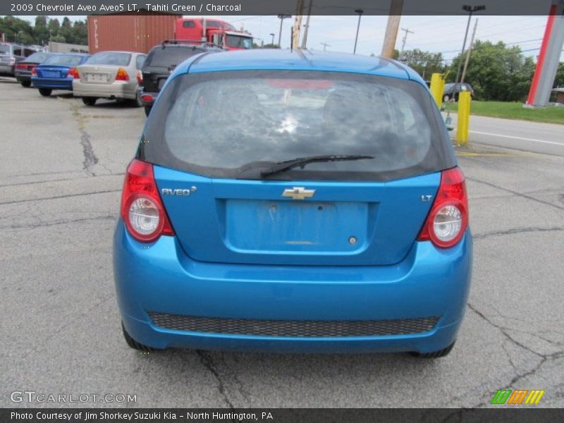 Tahiti Green / Charcoal 2009 Chevrolet Aveo Aveo5 LT