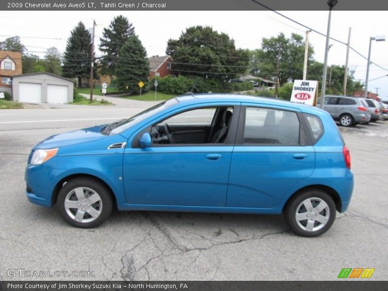 Tahiti Green / Charcoal 2009 Chevrolet Aveo Aveo5 LT