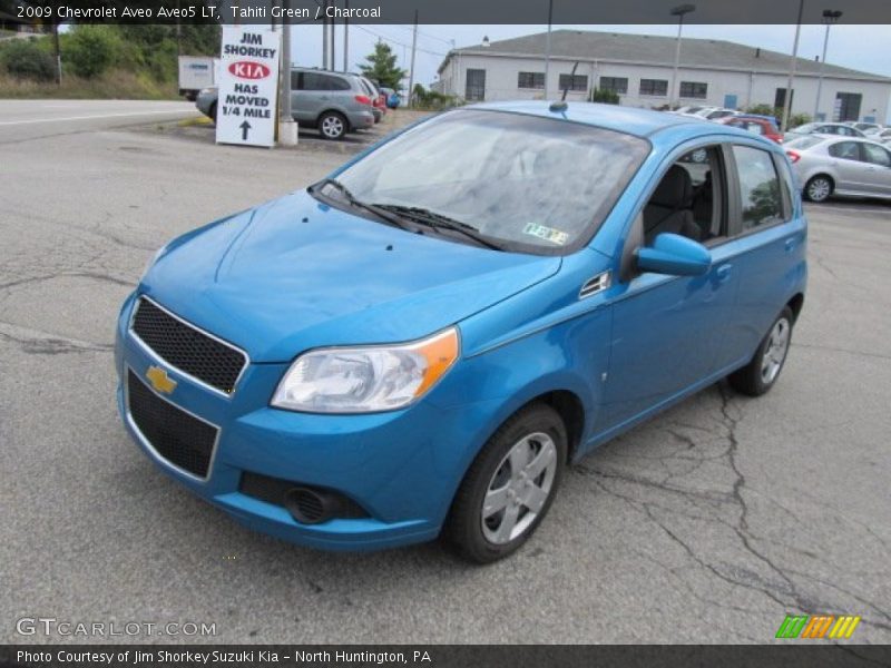 Tahiti Green / Charcoal 2009 Chevrolet Aveo Aveo5 LT