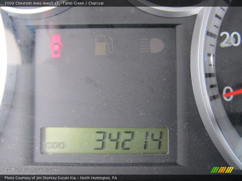 Tahiti Green / Charcoal 2009 Chevrolet Aveo Aveo5 LT