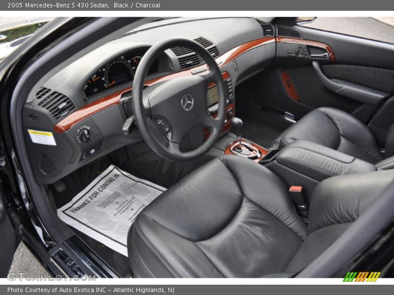  2005 S 430 Sedan Charcoal Interior