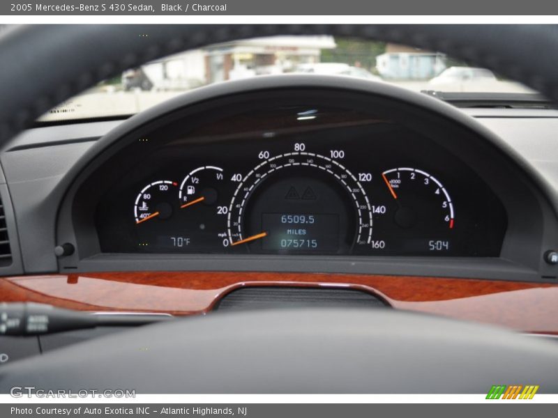 2005 S 430 Sedan 430 Sedan Gauges