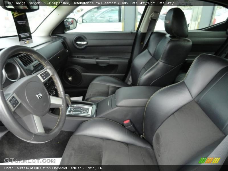 Detonator Yellow Clearcoat / Dark Slate Gray/Light Slate Gray 2007 Dodge Charger SRT-8 Super Bee