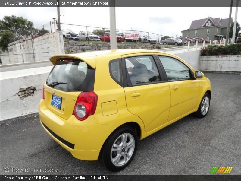 Summer Yellow / Charcoal 2011 Chevrolet Aveo Aveo5 LT