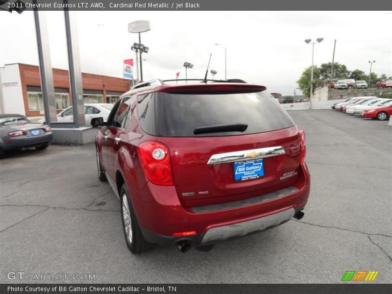 Cardinal Red Metallic / Jet Black 2011 Chevrolet Equinox LTZ AWD