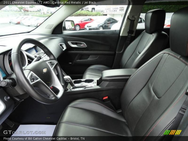 Cardinal Red Metallic / Jet Black 2011 Chevrolet Equinox LTZ AWD
