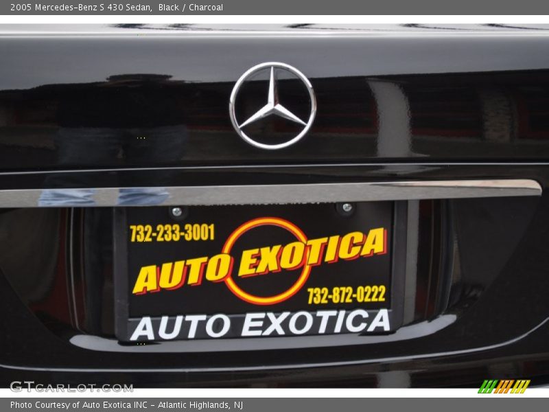 Black / Charcoal 2005 Mercedes-Benz S 430 Sedan