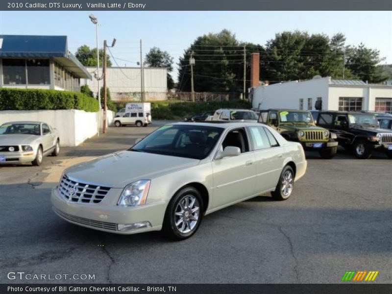 Vanilla Latte / Ebony 2010 Cadillac DTS Luxury