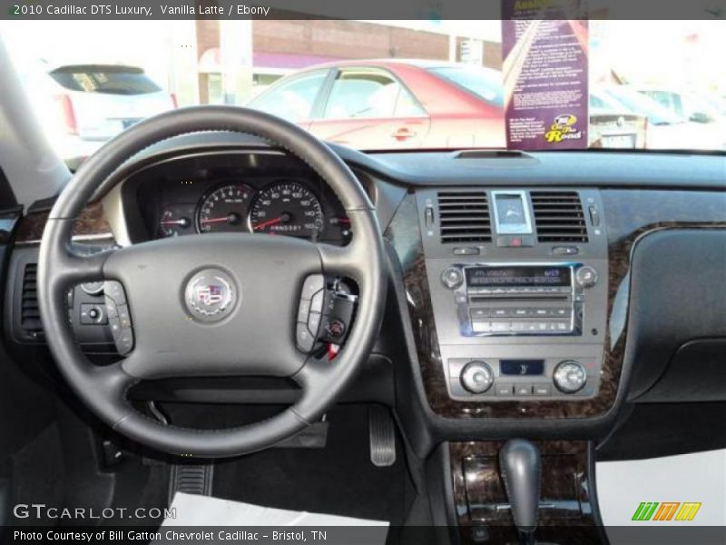 Vanilla Latte / Ebony 2010 Cadillac DTS Luxury
