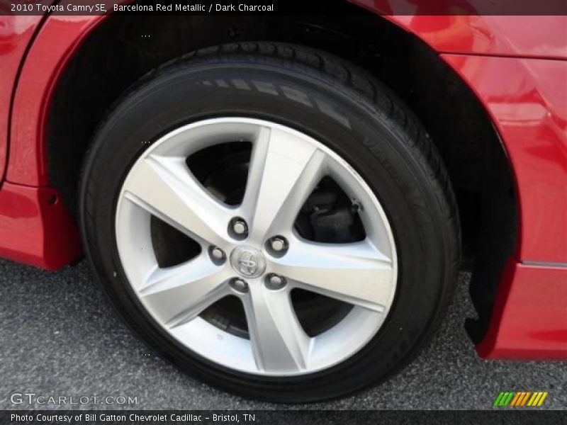 Barcelona Red Metallic / Dark Charcoal 2010 Toyota Camry SE