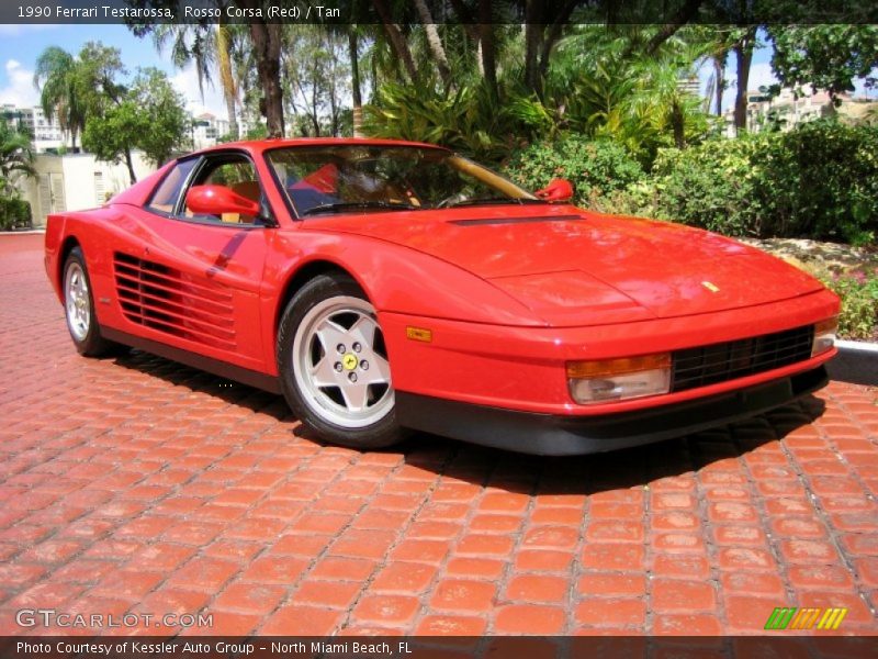 Front 3/4 View of 1990 Testarossa 
