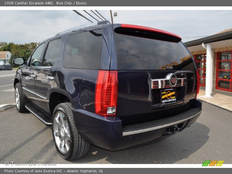 Blue Chip / Ebony 2008 Cadillac Escalade AWD
