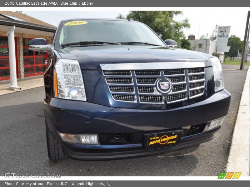 Blue Chip / Ebony 2008 Cadillac Escalade AWD