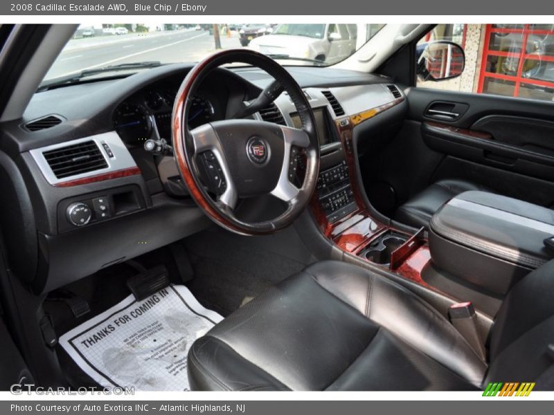 Blue Chip / Ebony 2008 Cadillac Escalade AWD