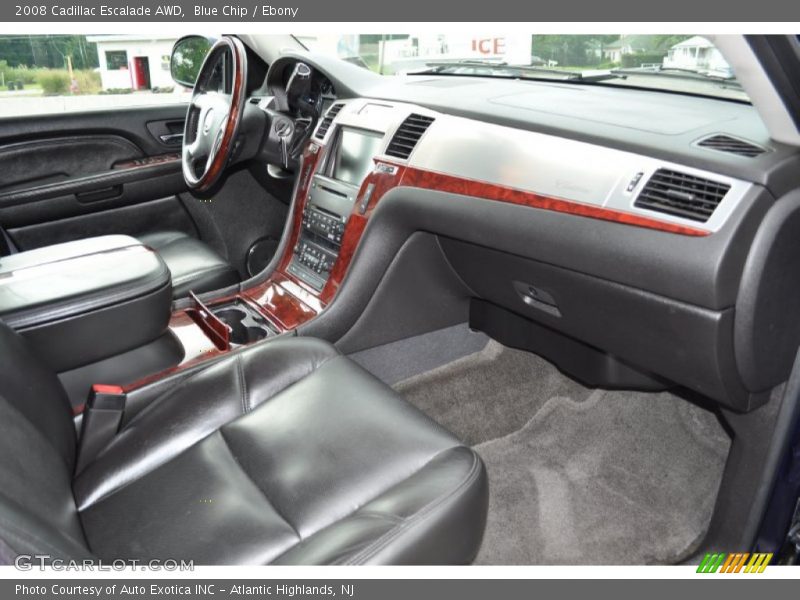 Blue Chip / Ebony 2008 Cadillac Escalade AWD
