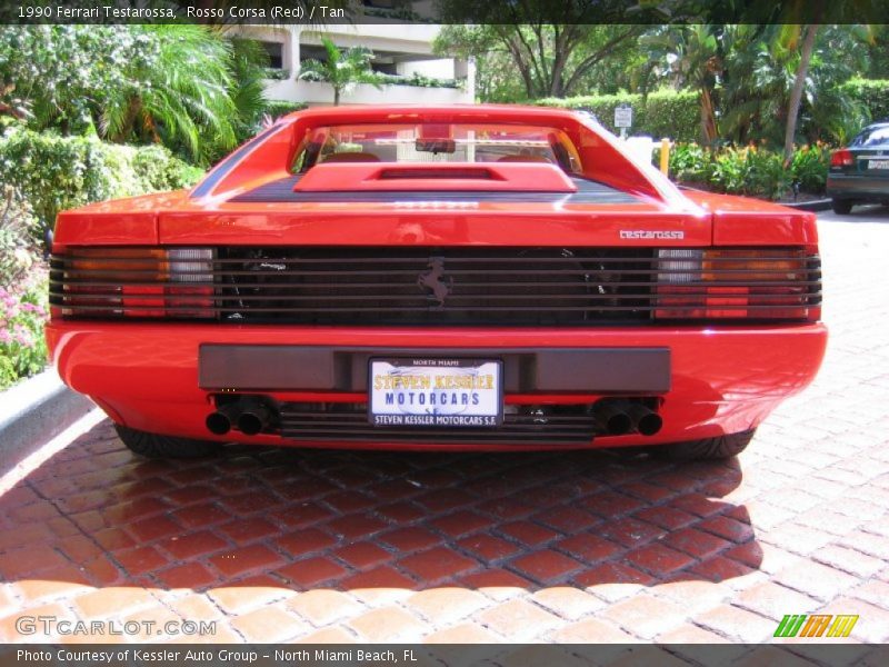 Rosso Corsa (Red) / Tan 1990 Ferrari Testarossa