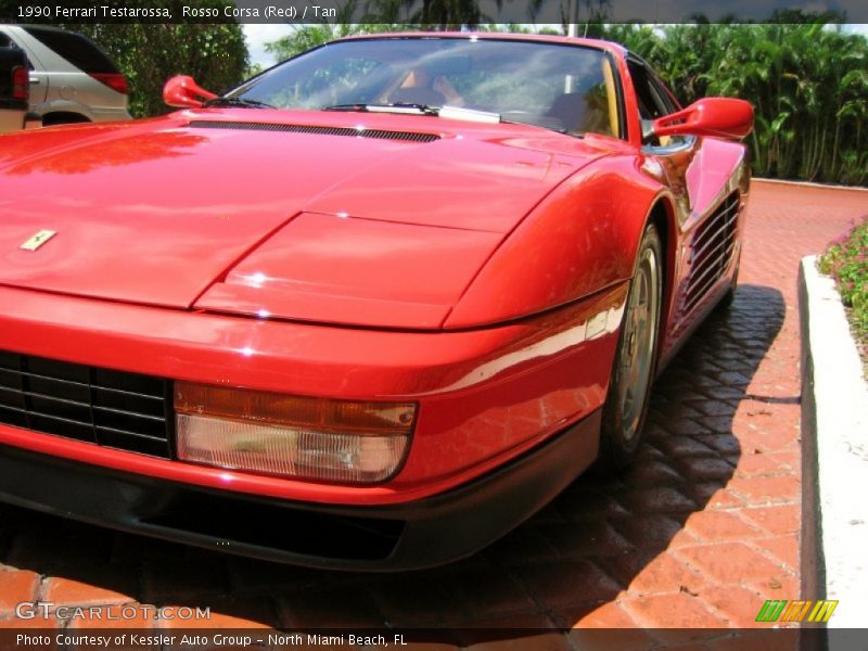 Rosso Corsa (Red) / Tan 1990 Ferrari Testarossa