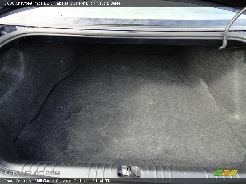 Imperial Blue Metallic / Neutral Beige 2008 Chevrolet Impala LT
