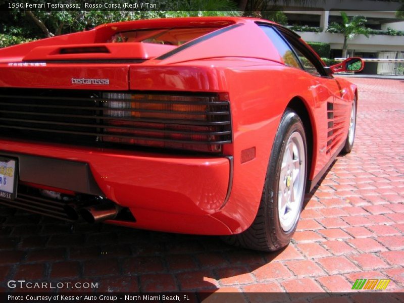 Rosso Corsa (Red) / Tan 1990 Ferrari Testarossa