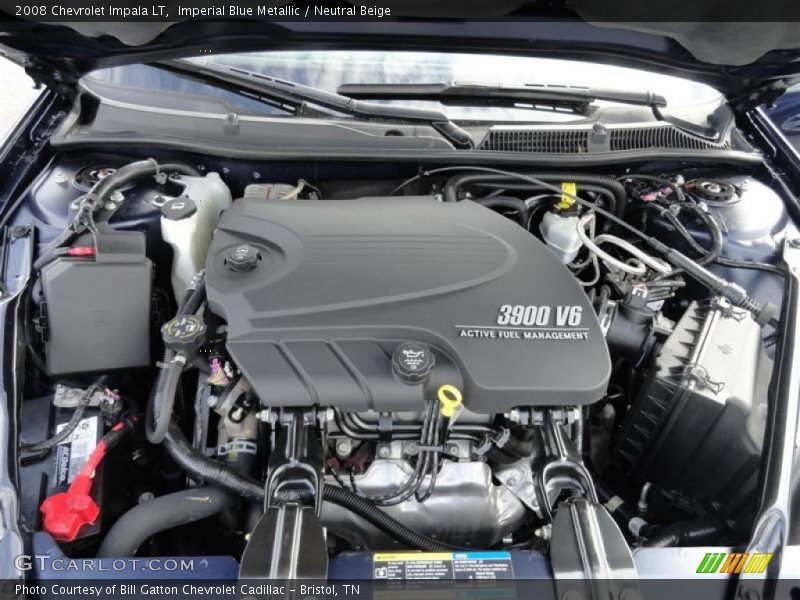Imperial Blue Metallic / Neutral Beige 2008 Chevrolet Impala LT