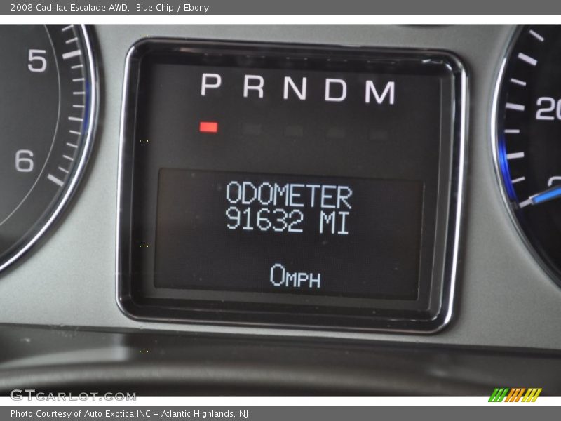 Blue Chip / Ebony 2008 Cadillac Escalade AWD
