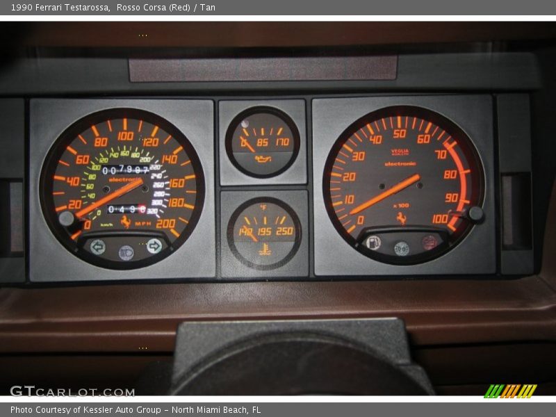  1990 Testarossa   Gauges