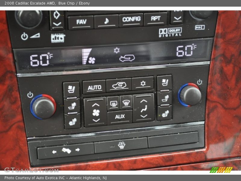 Blue Chip / Ebony 2008 Cadillac Escalade AWD