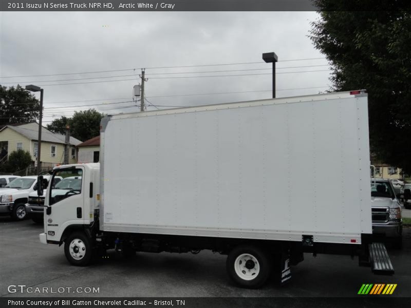 Arctic White / Gray 2011 Isuzu N Series Truck NPR HD