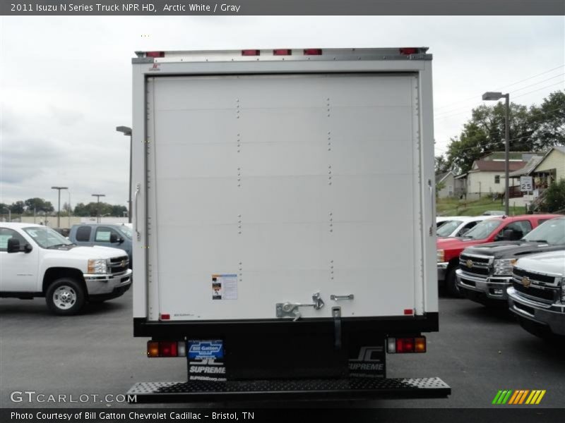 Arctic White / Gray 2011 Isuzu N Series Truck NPR HD