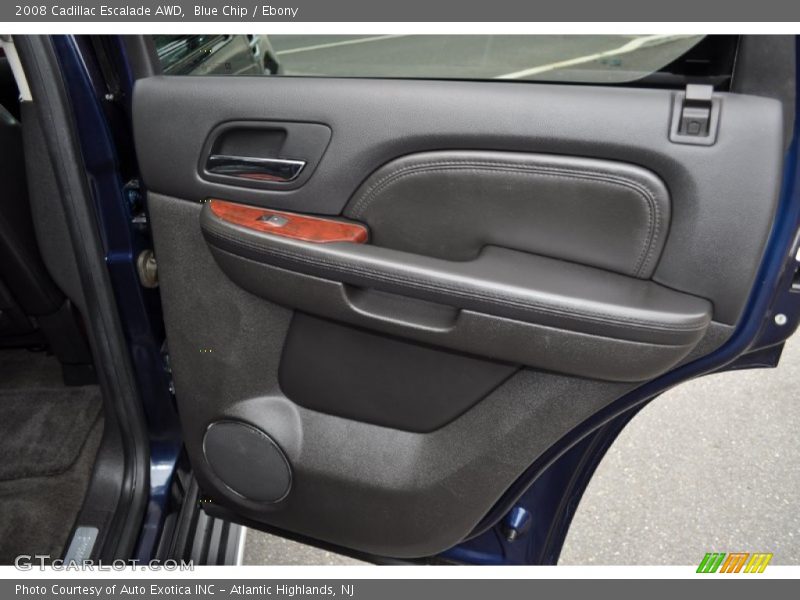 Blue Chip / Ebony 2008 Cadillac Escalade AWD