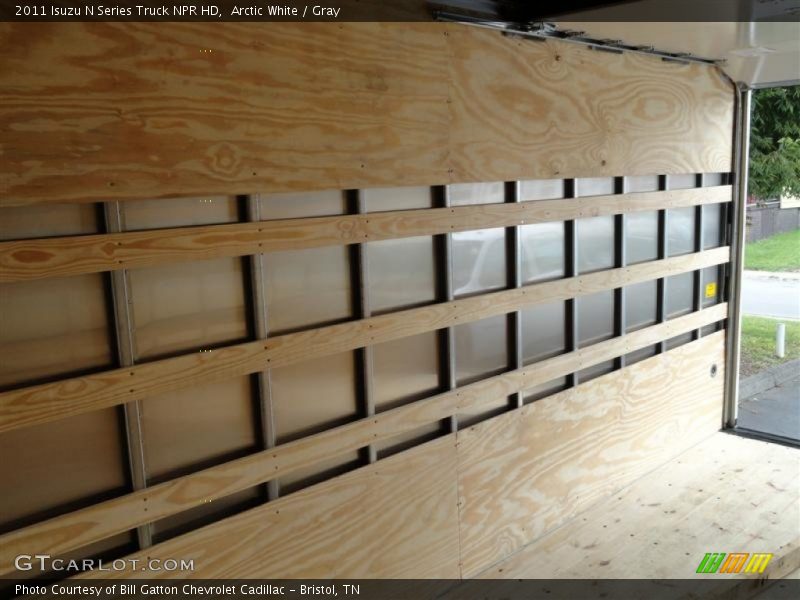 Arctic White / Gray 2011 Isuzu N Series Truck NPR HD