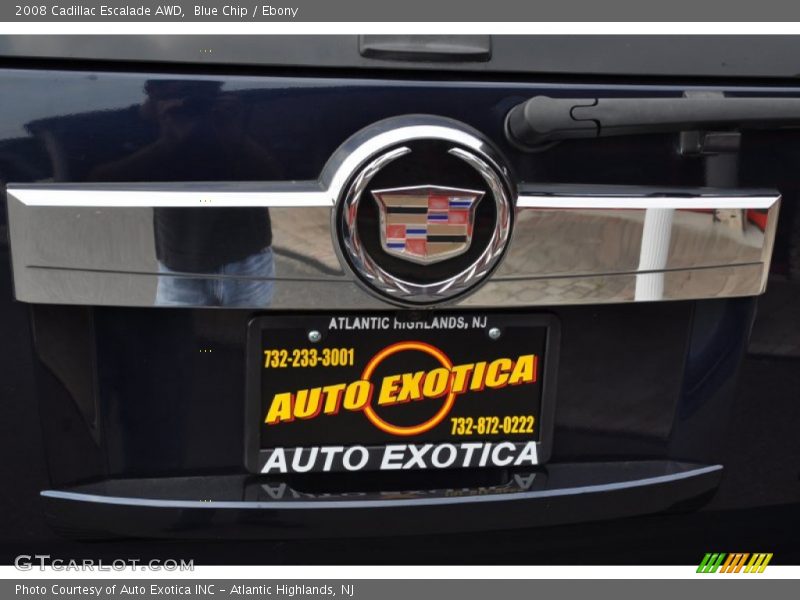 Blue Chip / Ebony 2008 Cadillac Escalade AWD